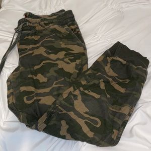 Camo Print Joggers
